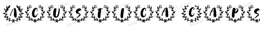 Acustica Caps字体转换